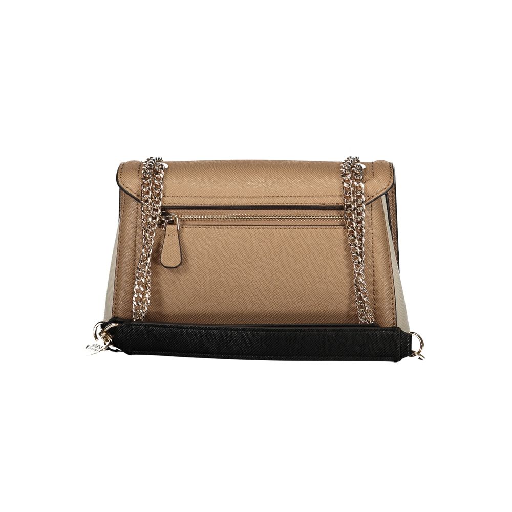 Guess Jeans Brown Polyethylene Handbag