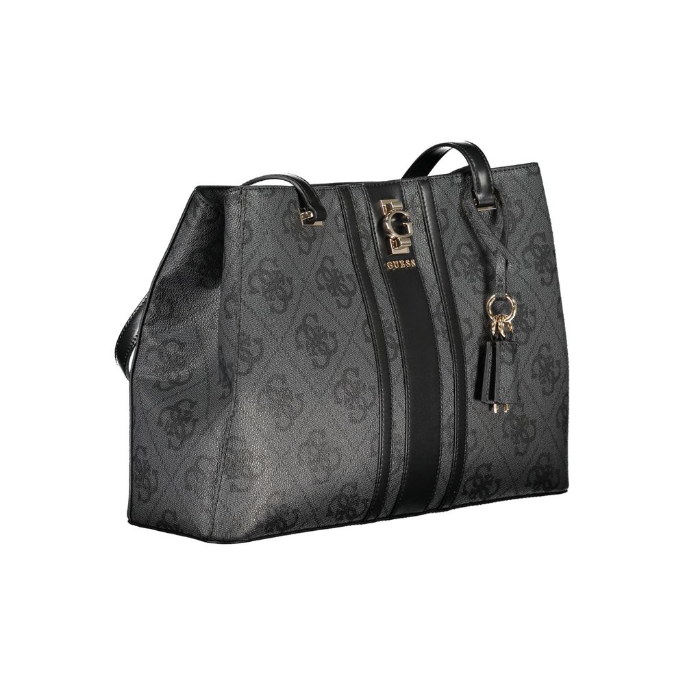 Guess Jeans Black Polyethylene Handbag