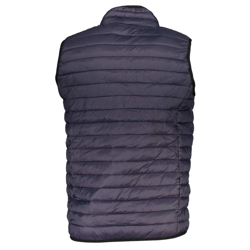 Veste sans manches en polyamide bleu Gianmarco Venturi