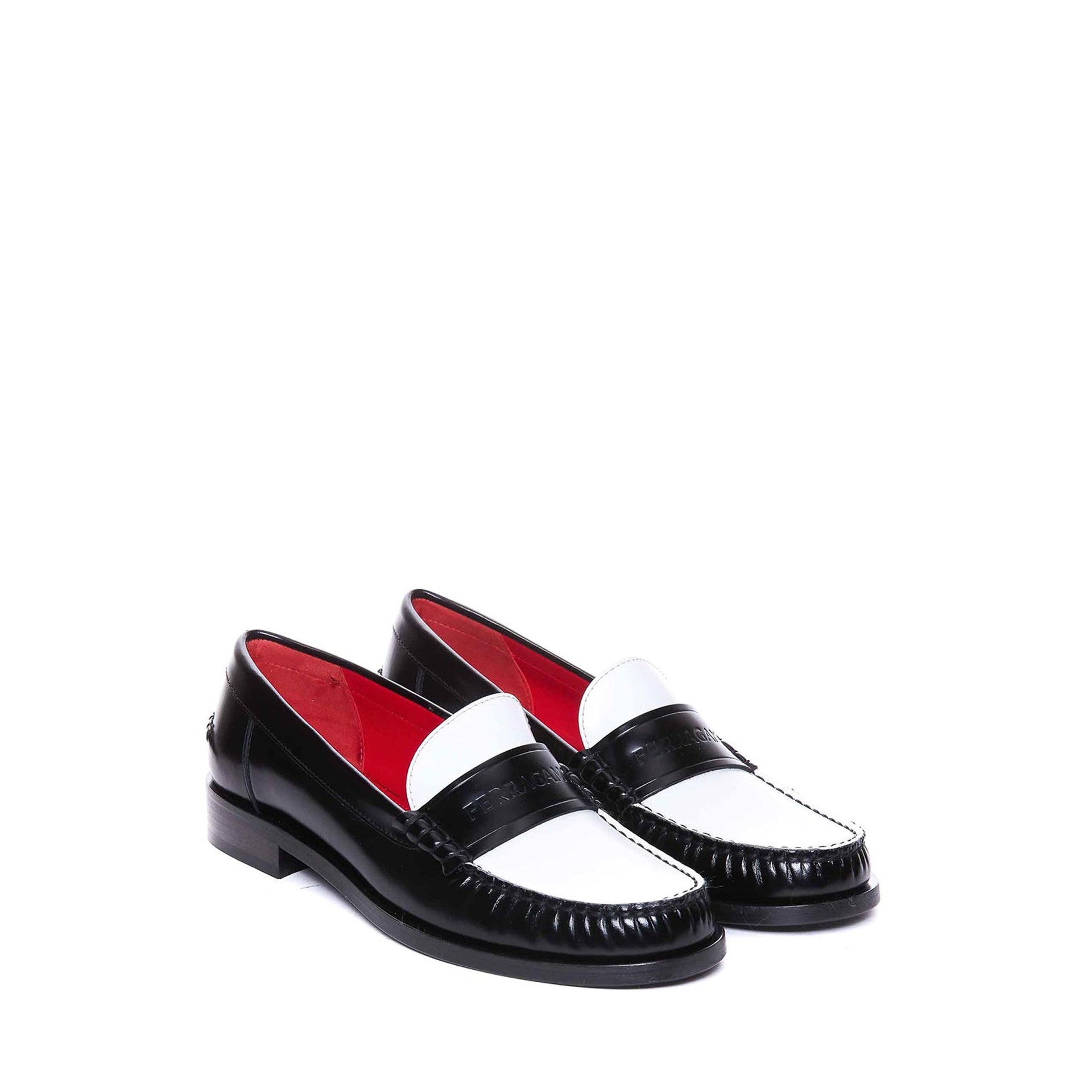 Salvatore Ferragamo Irina Leather Loafers - WOMEN SHOES - SALVATORE FERRAGAMO - Tluxy New