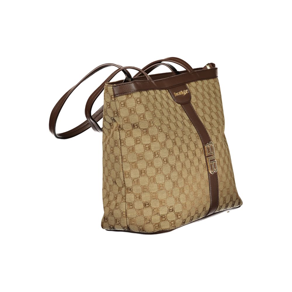 Laura Biagiotti Beige Polyester Women Handbag