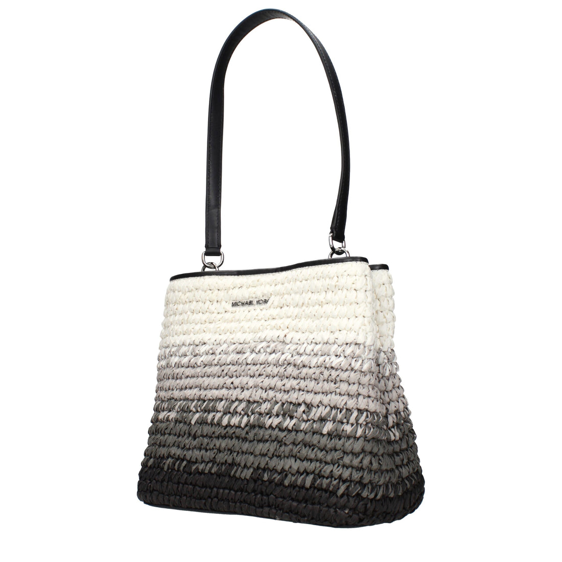 Michael Kors Black Raffia Shoulder Bag