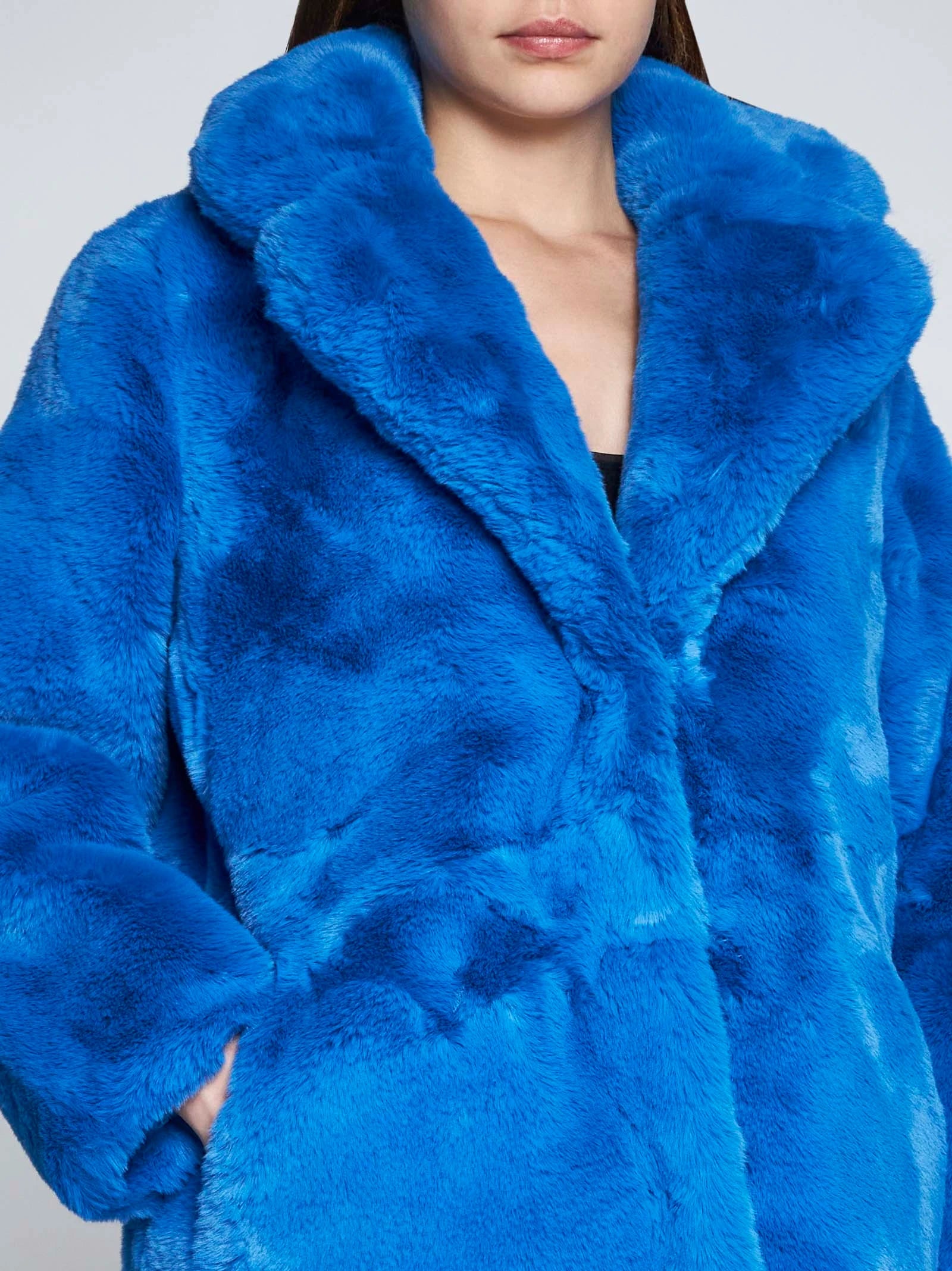 Apparis Eco-fur Blue Woman