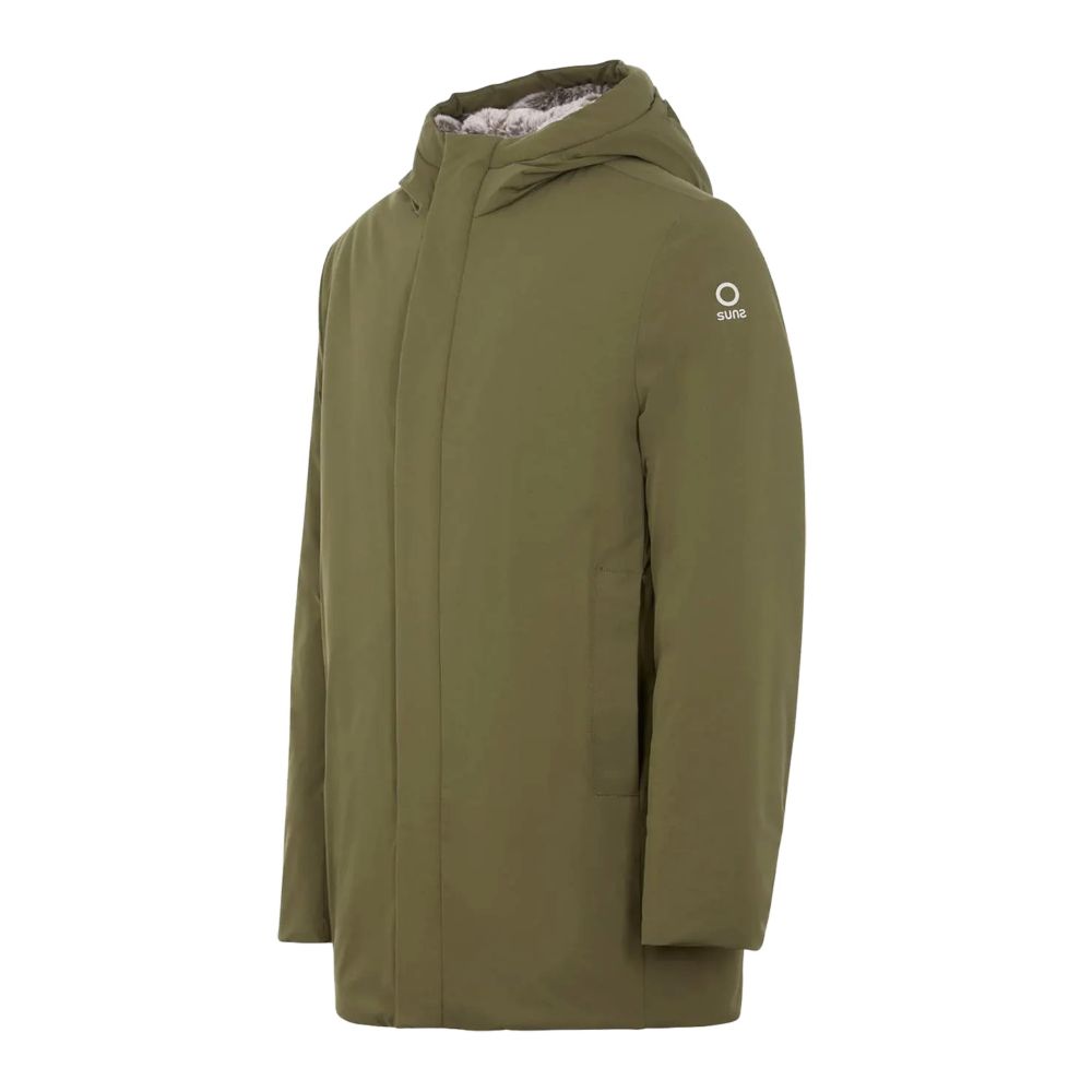 Vestes et manteaux en polyester vert Suns