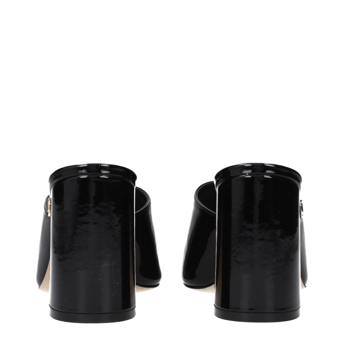 Jimmy Choo Black Leather Platform Sandals