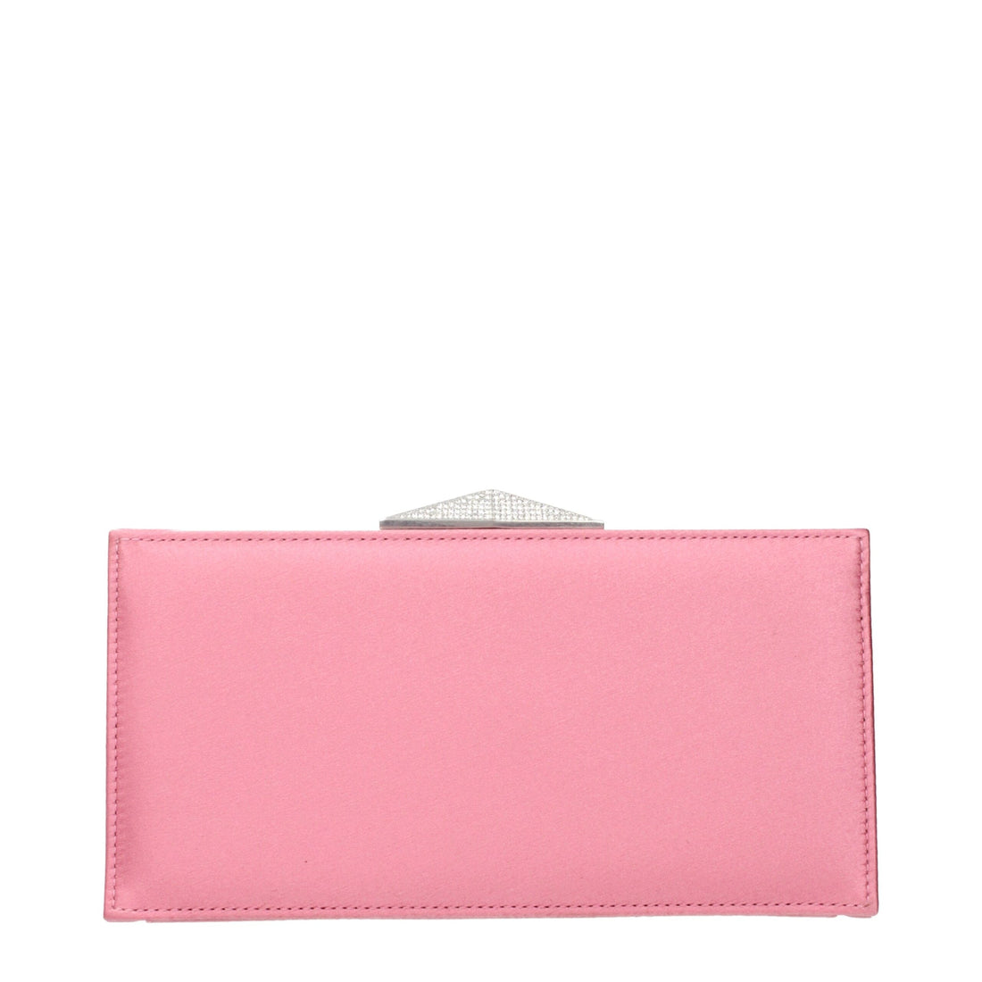 Jimmy Choo Pink Satin Clutch Bag