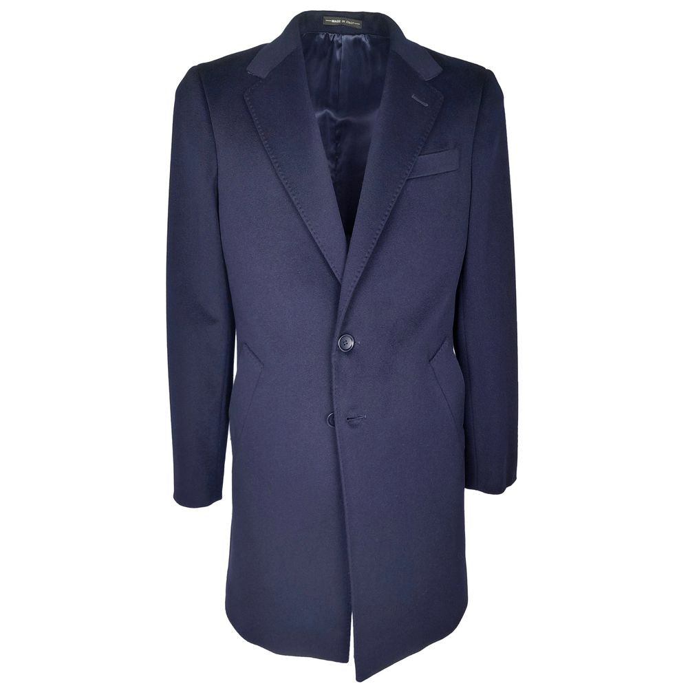 Veste homme en laine bleue fabriquée en Italie