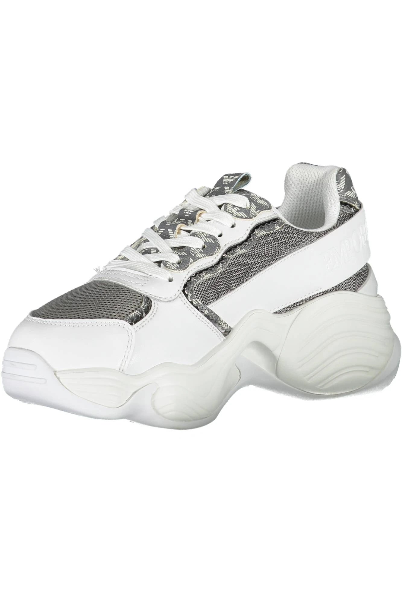 EMPORIO ARMANI WHITE WOMAN SPORTS SHOES
