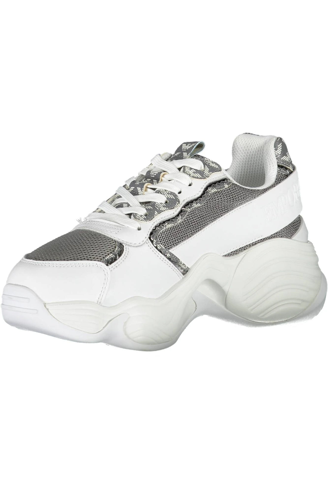 EMPORIO ARMANI WHITE WOMAN SPORTS SHOES