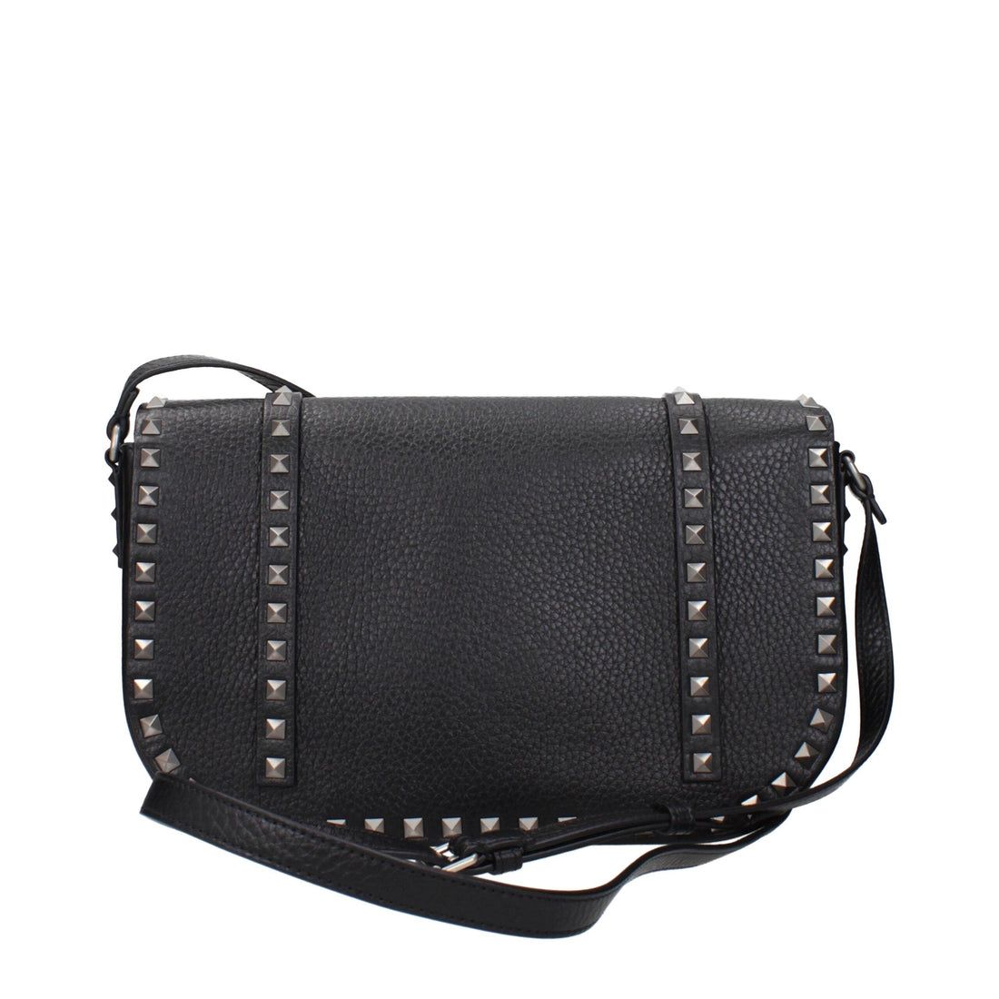 Valentino Garavani Black Leather Crossbody Bag