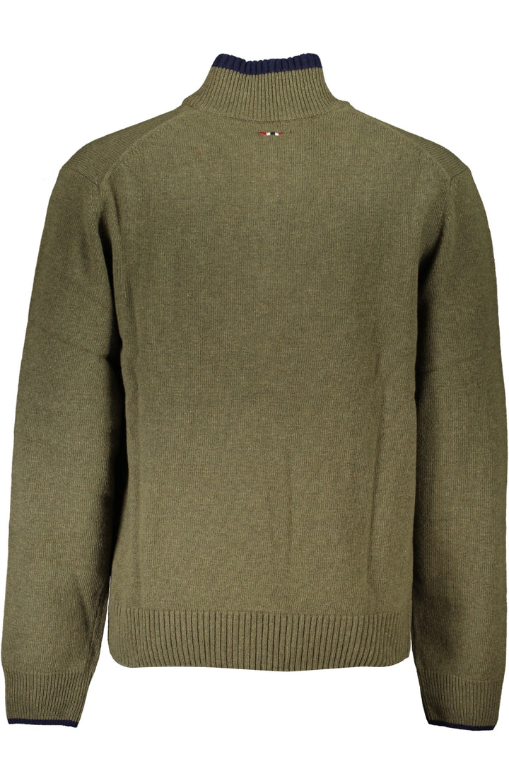 NAPAPIJRI GREEN MEN&#39;S SWEATER