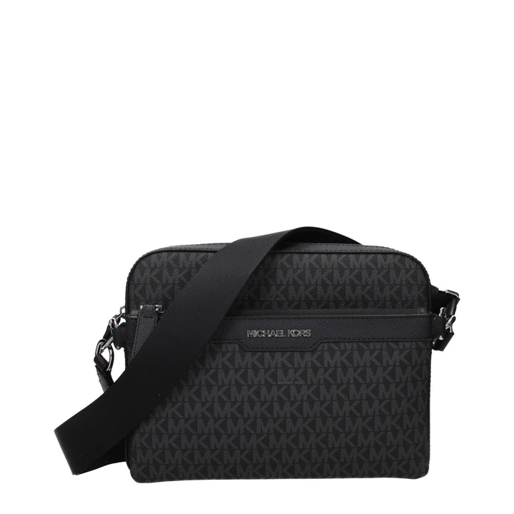 Michael Kors Black Fabric Crossbody Bag