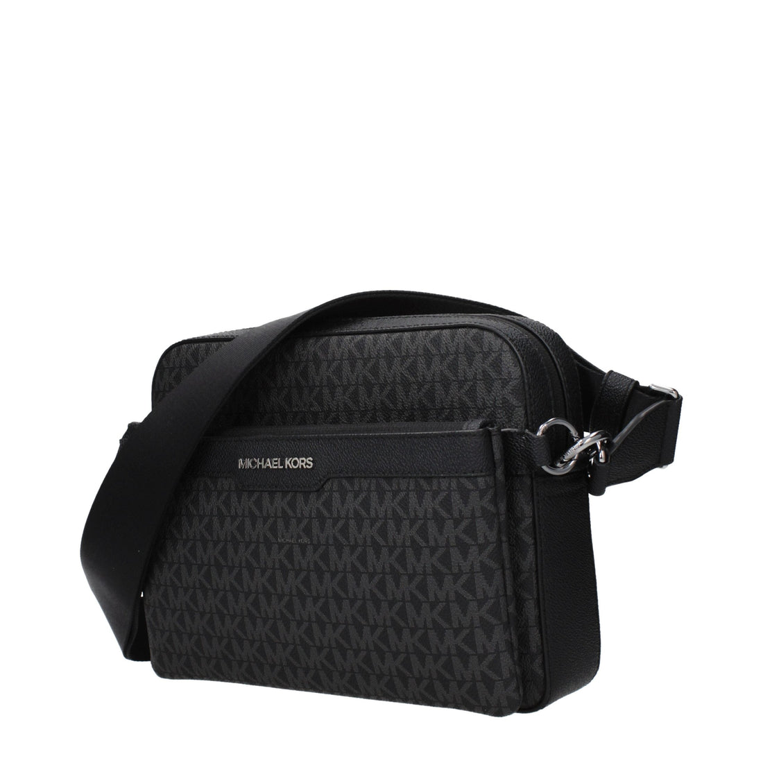 Michael Kors Black Fabric Crossbody Bag