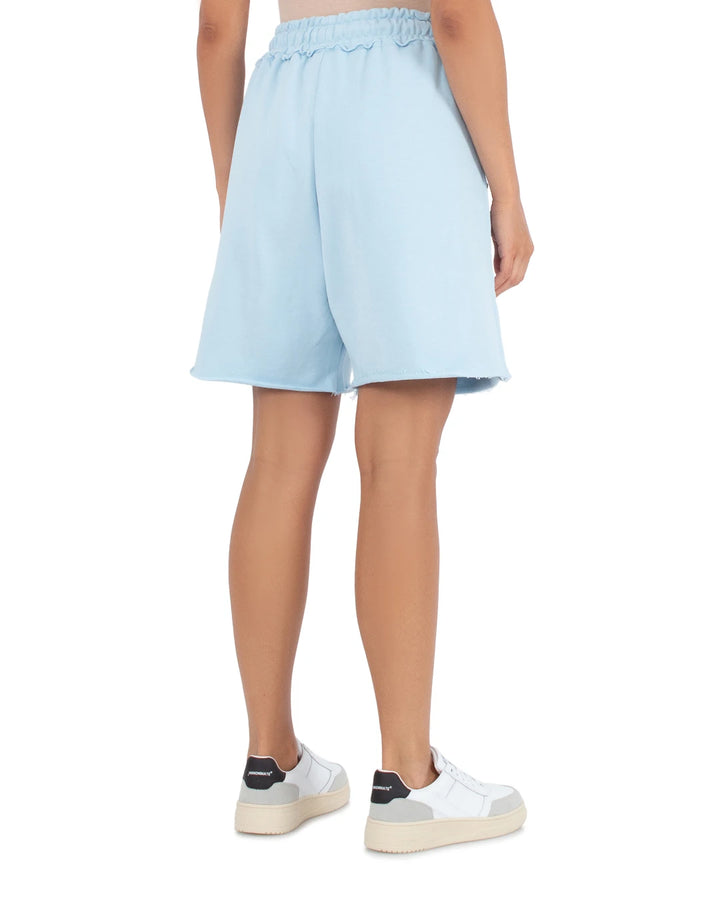 Comme Des Fuckdown shorts Light Blue Woman