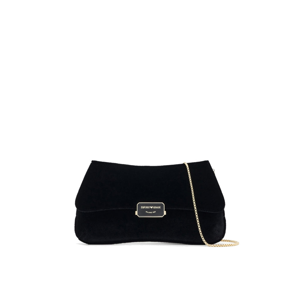 Emporio Armani Velvet Clutch Bag