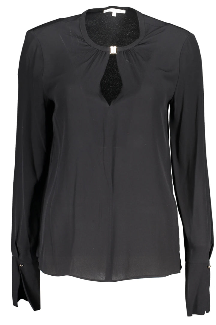PATRIZIA PEPE WOMEN&#39;S LONG SLEEVE SHIRT BLACK