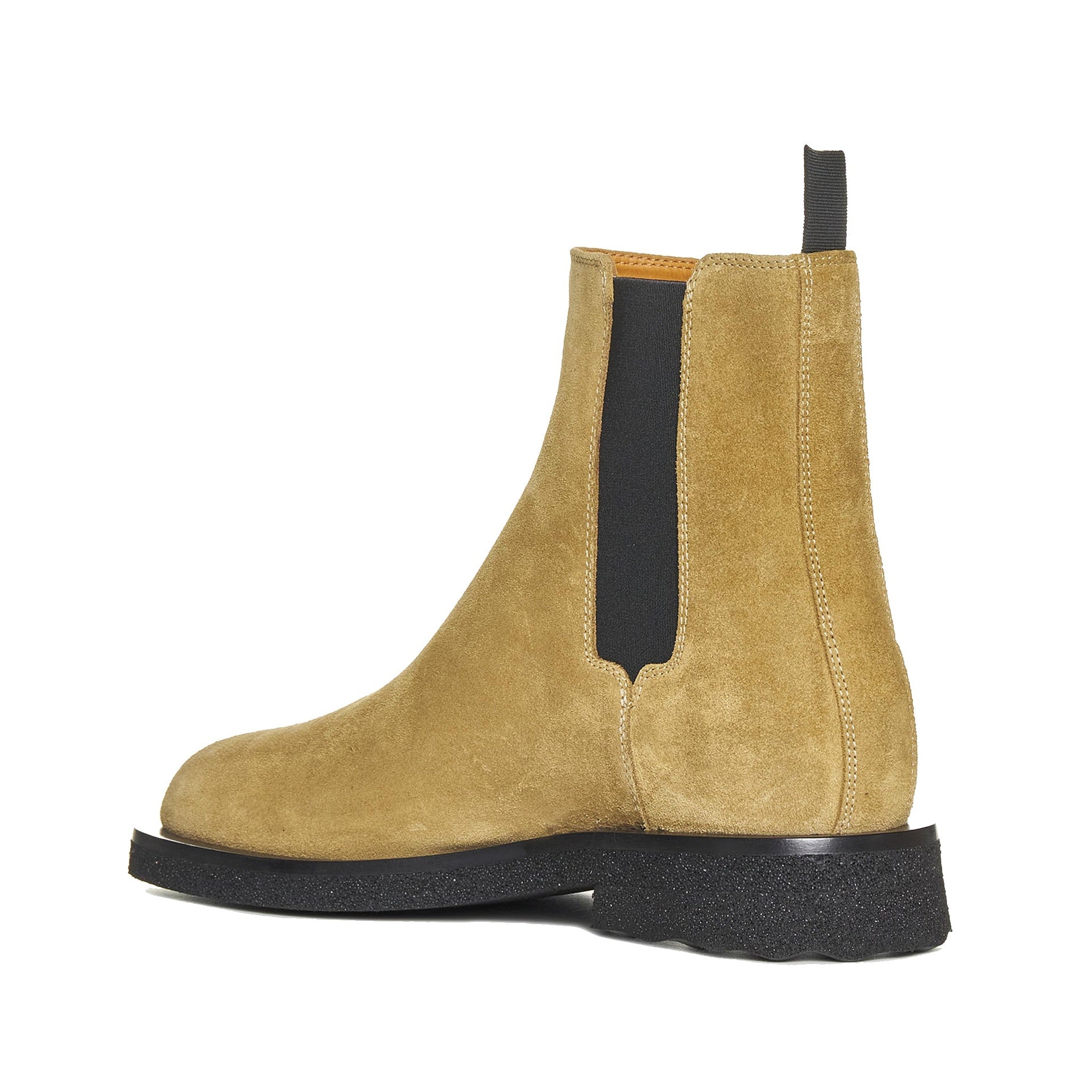 Off-White Suede Ankle Boots