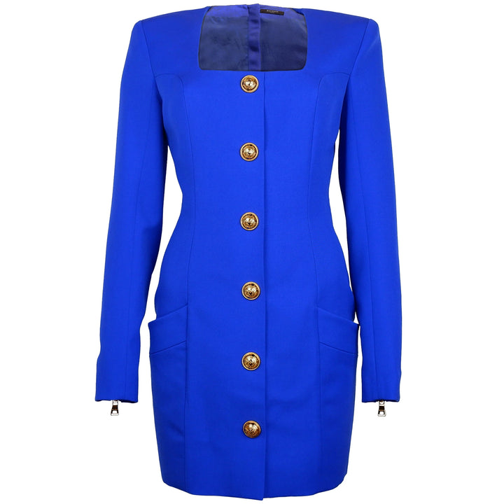 Balmain Dress Blue Woman