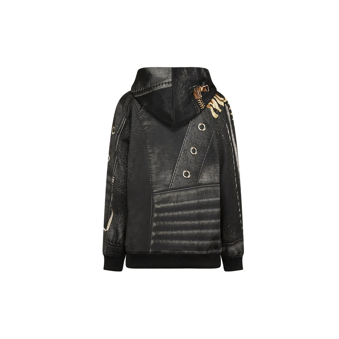 Moschino Marco Biker Hooded Sweatshirt