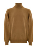 Gran Sasso Brown Fine Wool Turtleneck Sweater