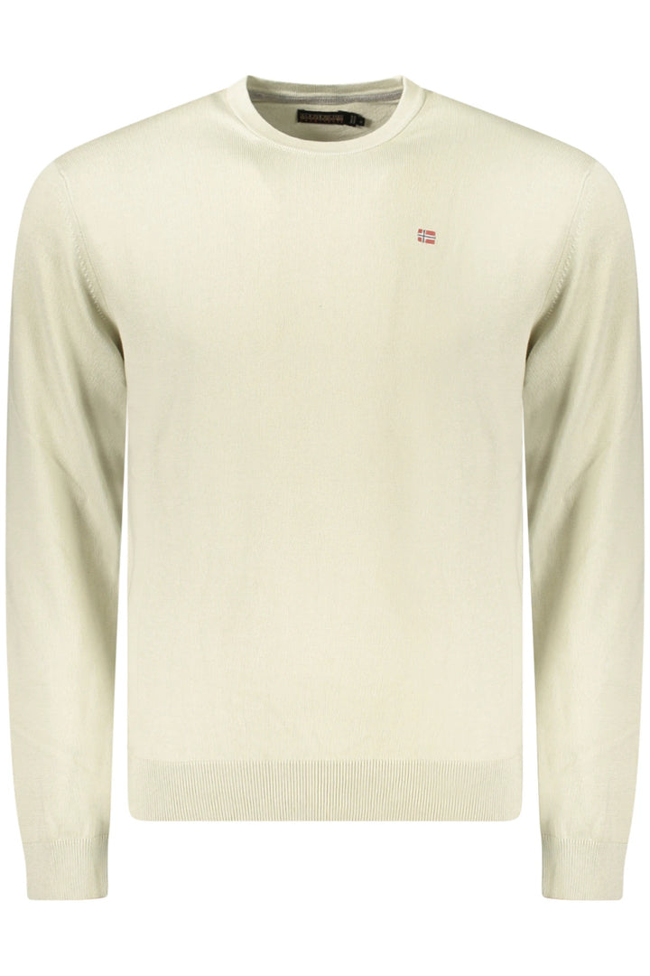 NAPAPIJRI MEN&#39;S BEIGE SWEATER
