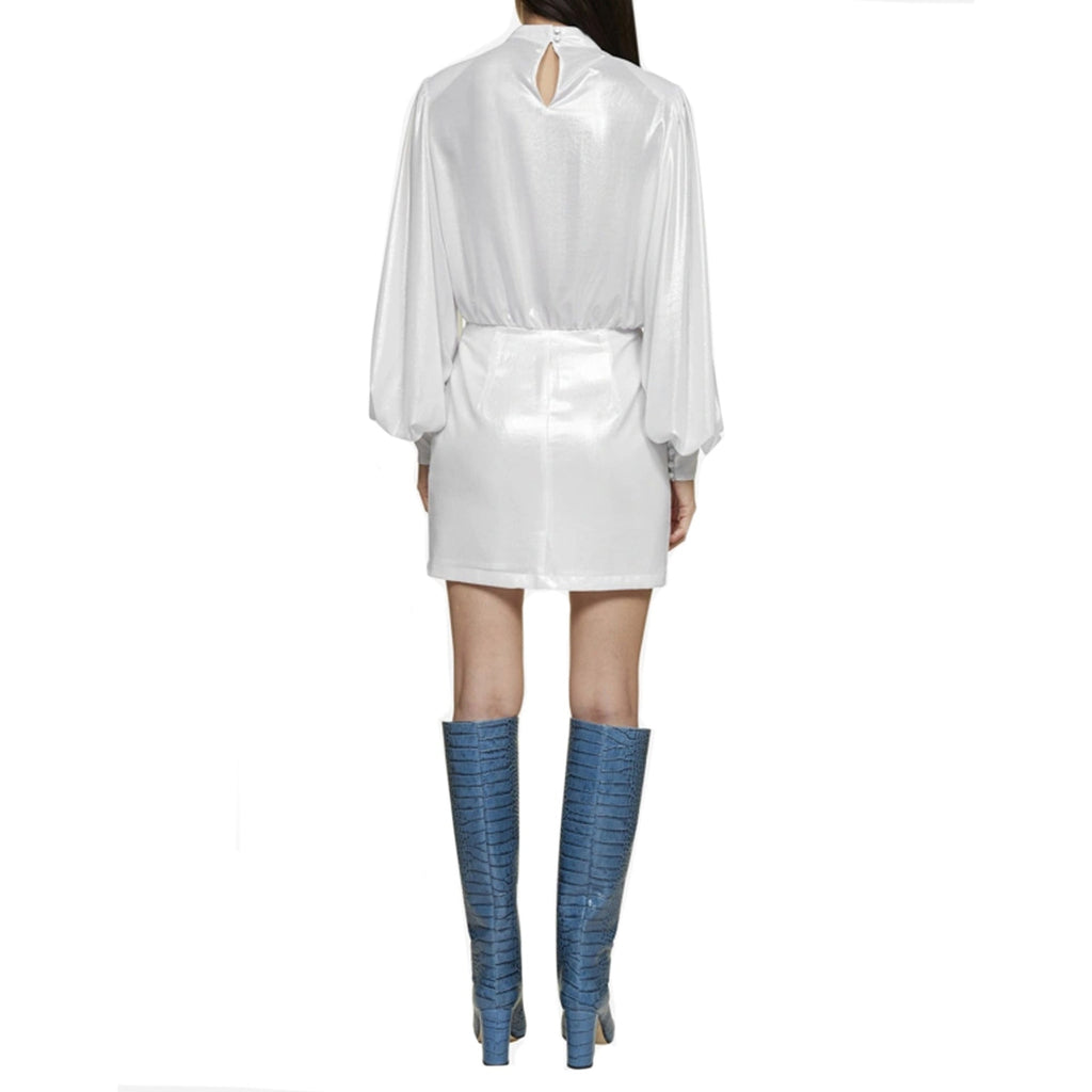 Blanca Vita Abelia Laminated Mini Dress – Siebentaschen