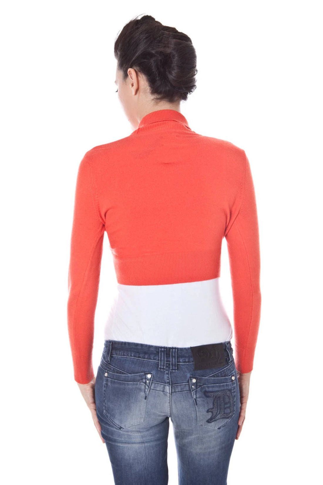 DATCH SHRUG LONG SLEEVE WOMAN RED