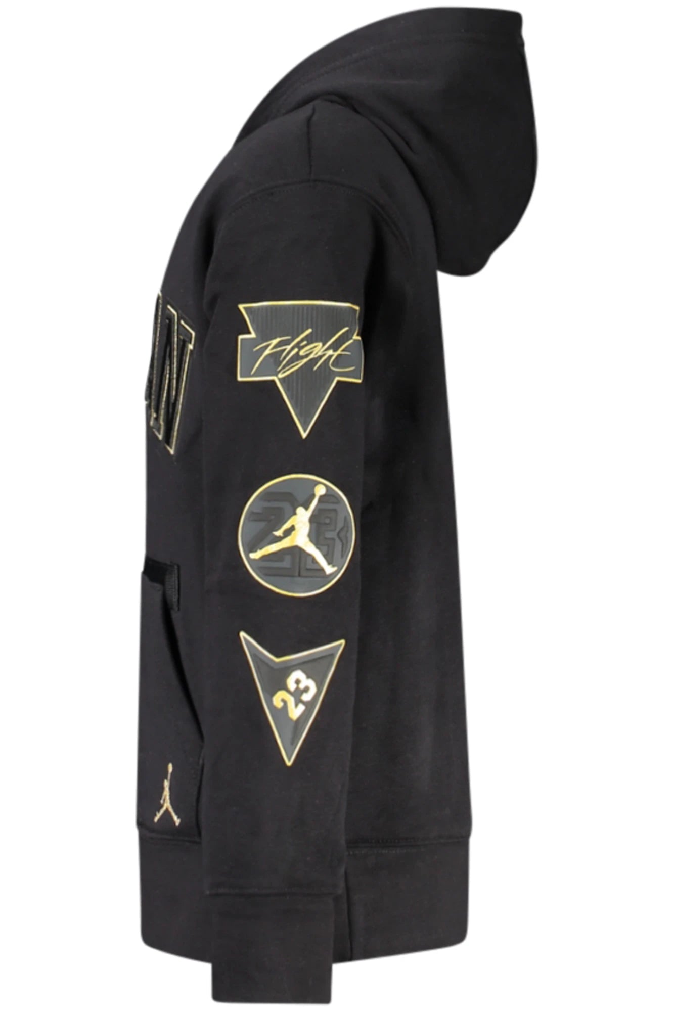 JORDAN MEN&#39;S BLACK ZIP-UP SWEATSHIRT