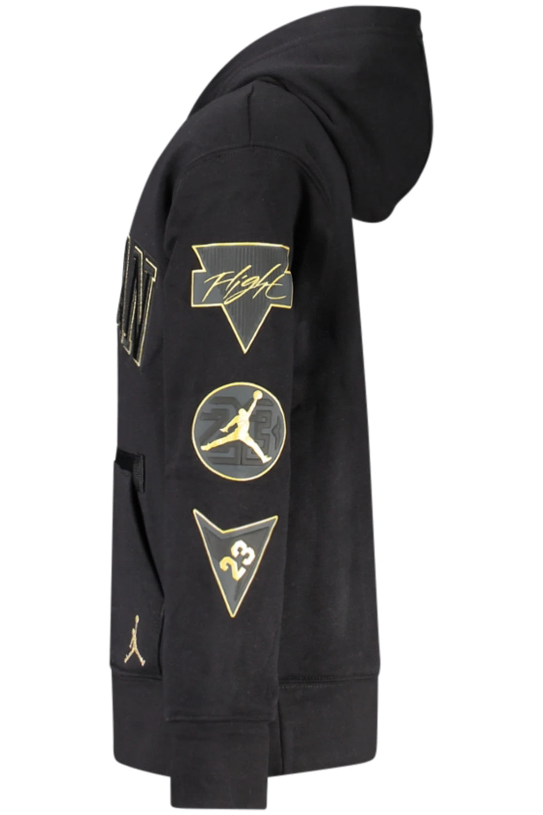 JORDAN MEN&#39;S BLACK ZIP-UP SWEATSHIRT