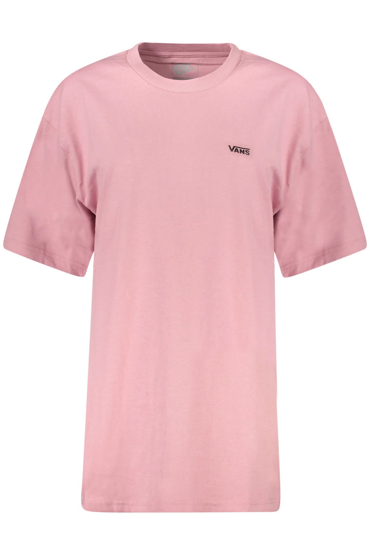 VANS WOMEN&#39;S SHORT-SLEEVE T-SHIRT PINK