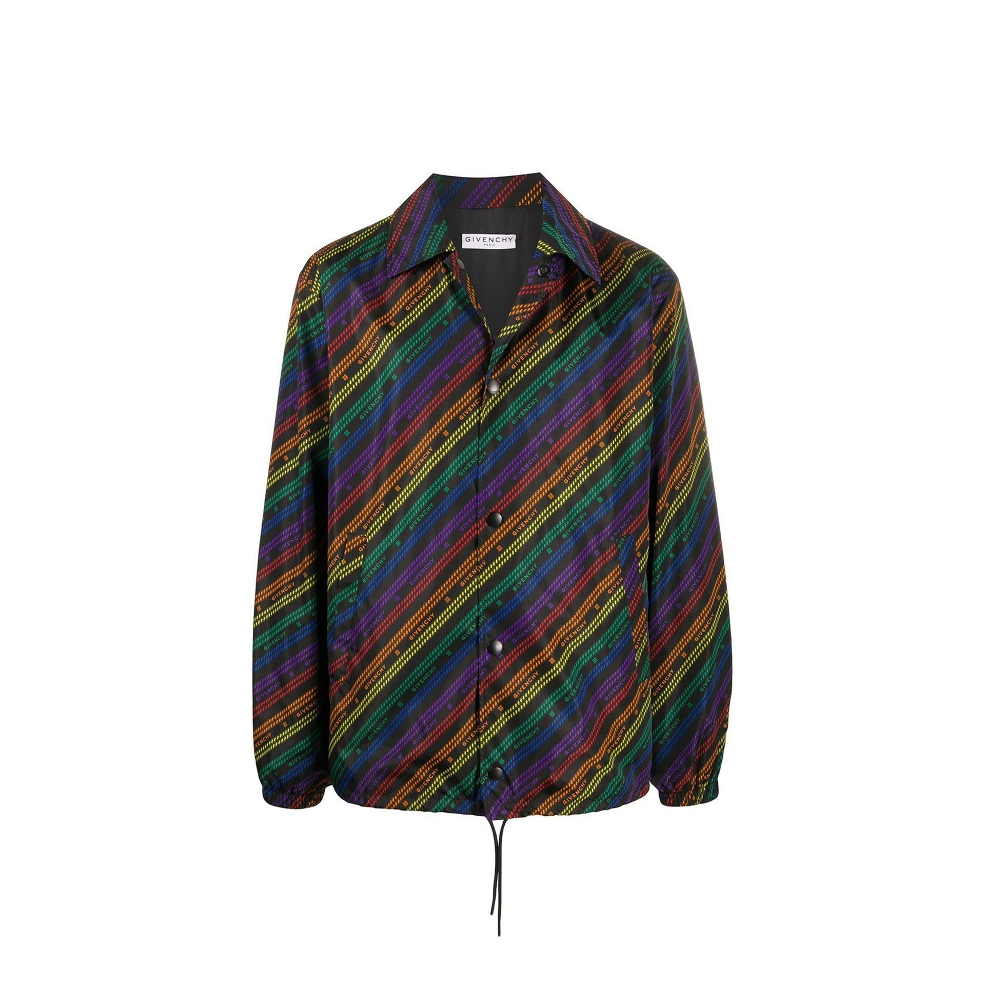 Givenchy Rainbow Chain Nylon Jacket