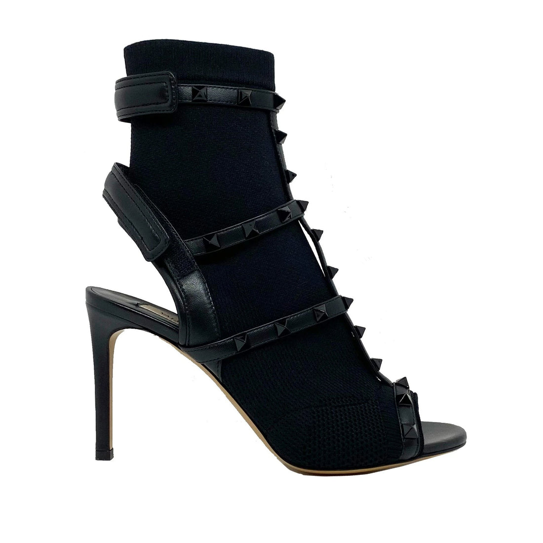 Valentino Rockstud Sock Heel Sandals