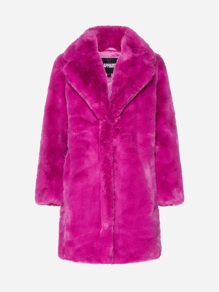 Apparis Eco-fur Pink Woman