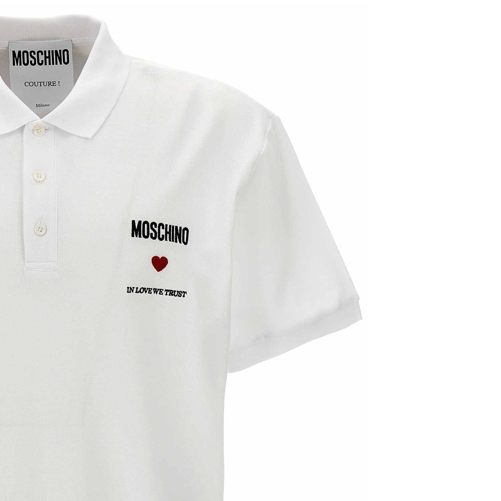 Moschino Couture In Love We Trust Cotton Polo