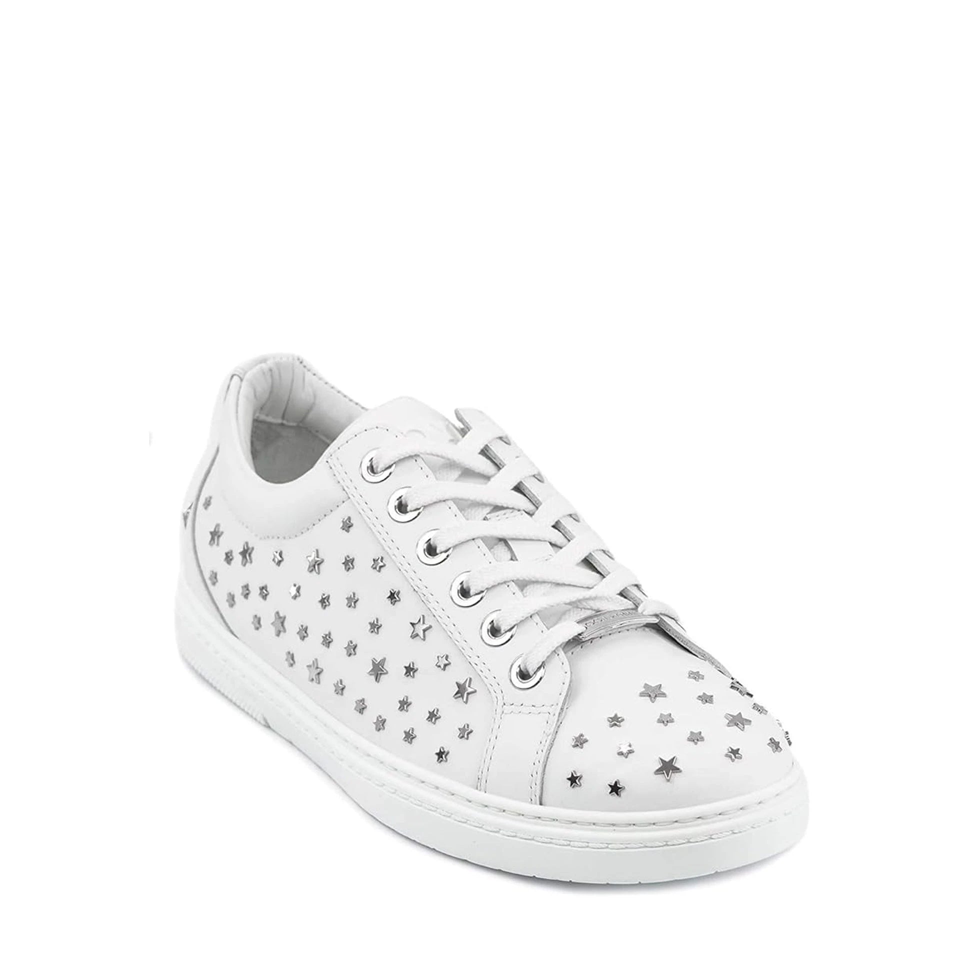 Jimmy Choo Cash Star Leather Sneakers