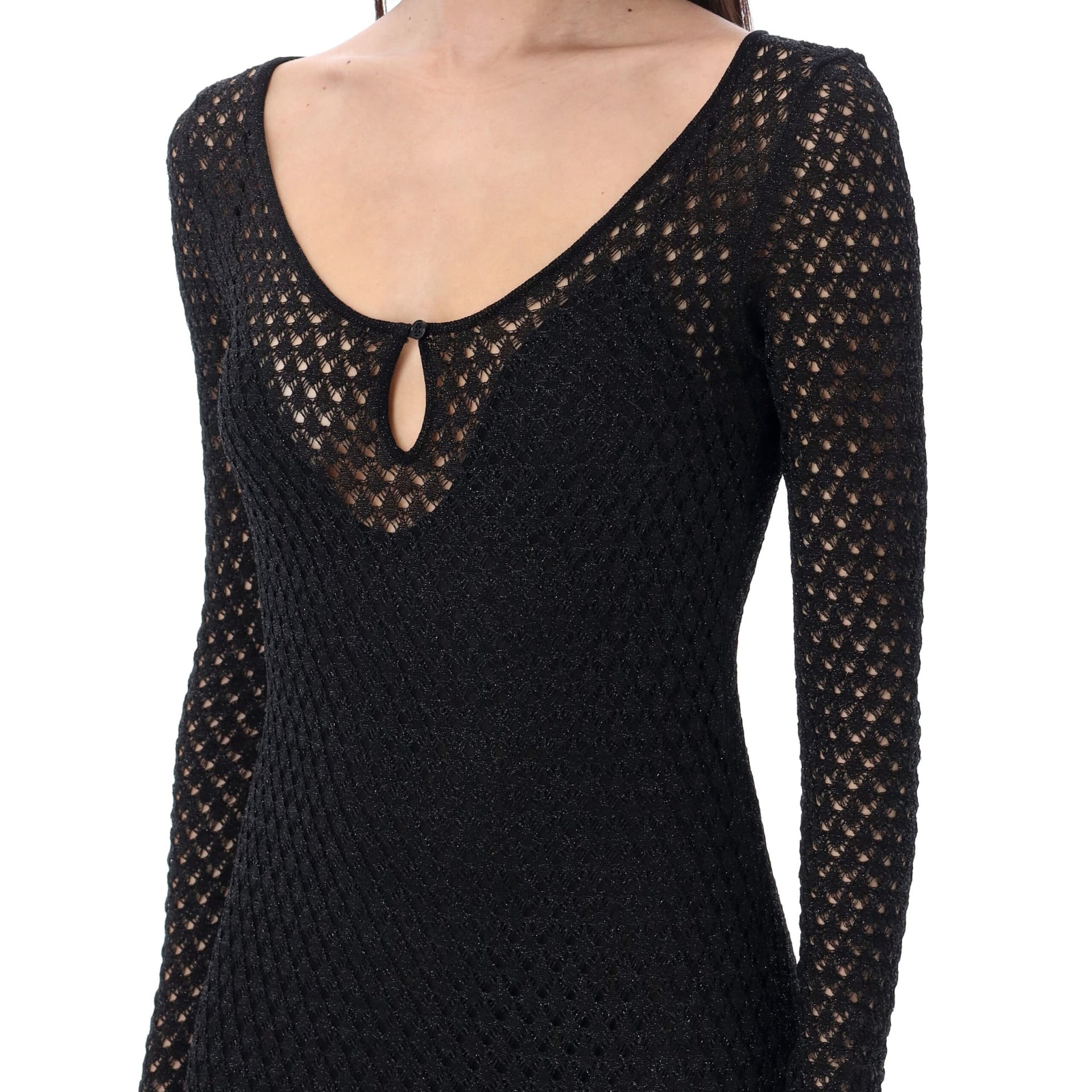 Tom Ford Lurex Crochet Maxi Dress – Siebentaschen