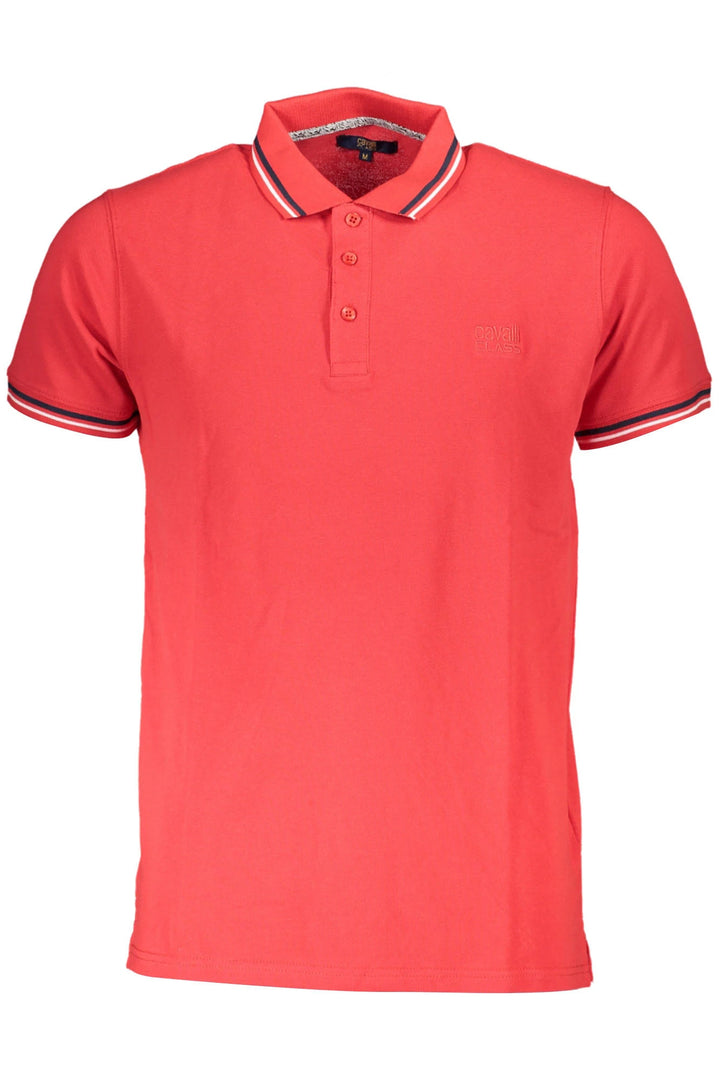 CAVALLI CLASS POLO SHORT SLEEVES MEN RED