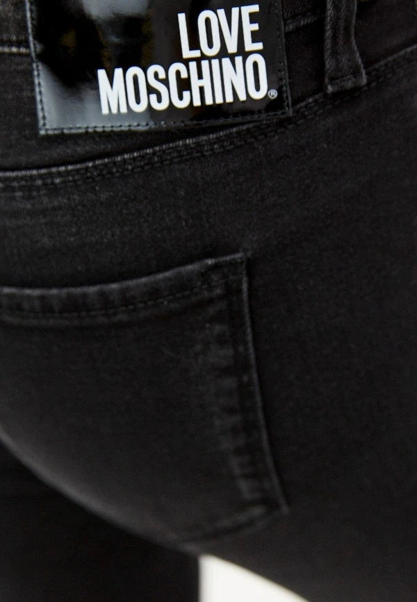 Love Moschino Jeans Denim Black Woman