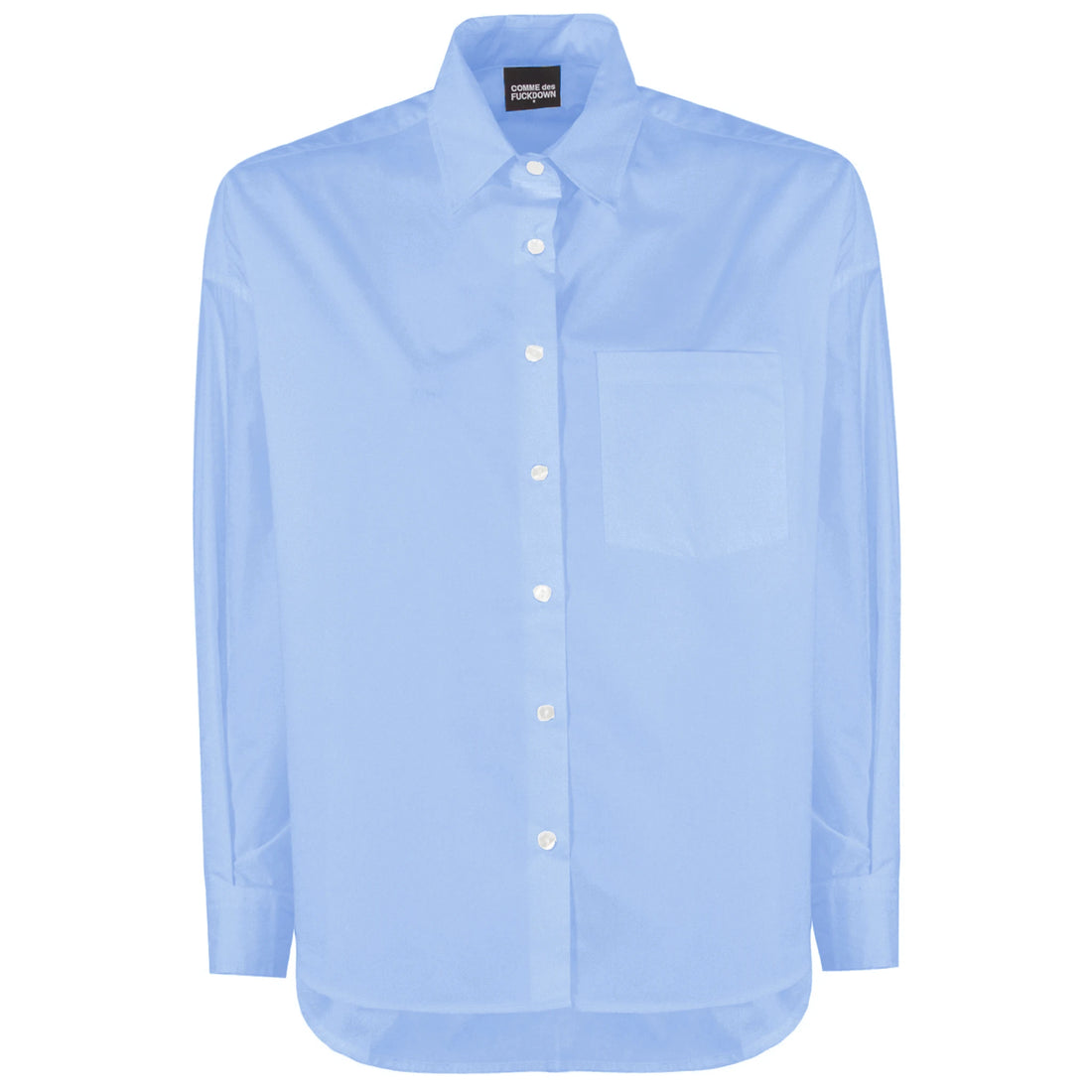 Comme Des Fuckdown Shirts Light Blue Woman