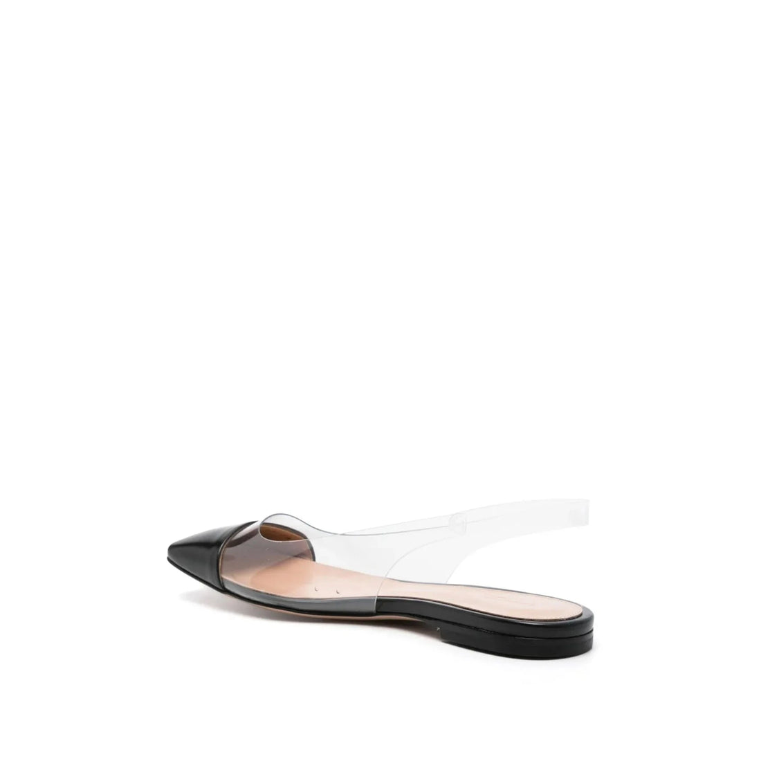 Gianvito Rossi Plexi Slingback Flats