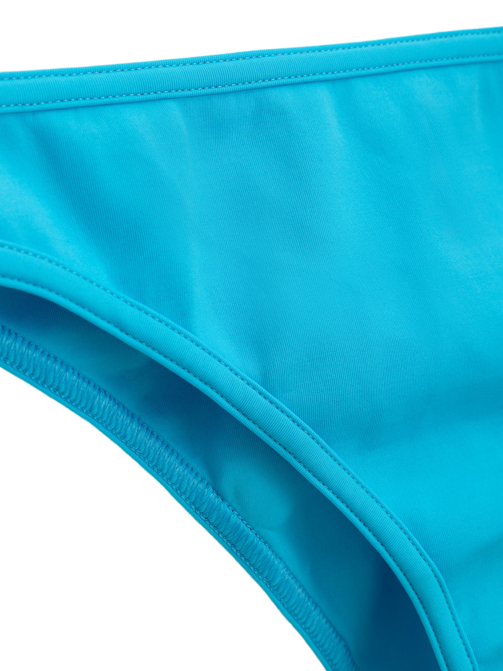 Bottega Veneta Turquoise One-Shoulder Bikini with Metal Detail Turchese – Siebentaschen