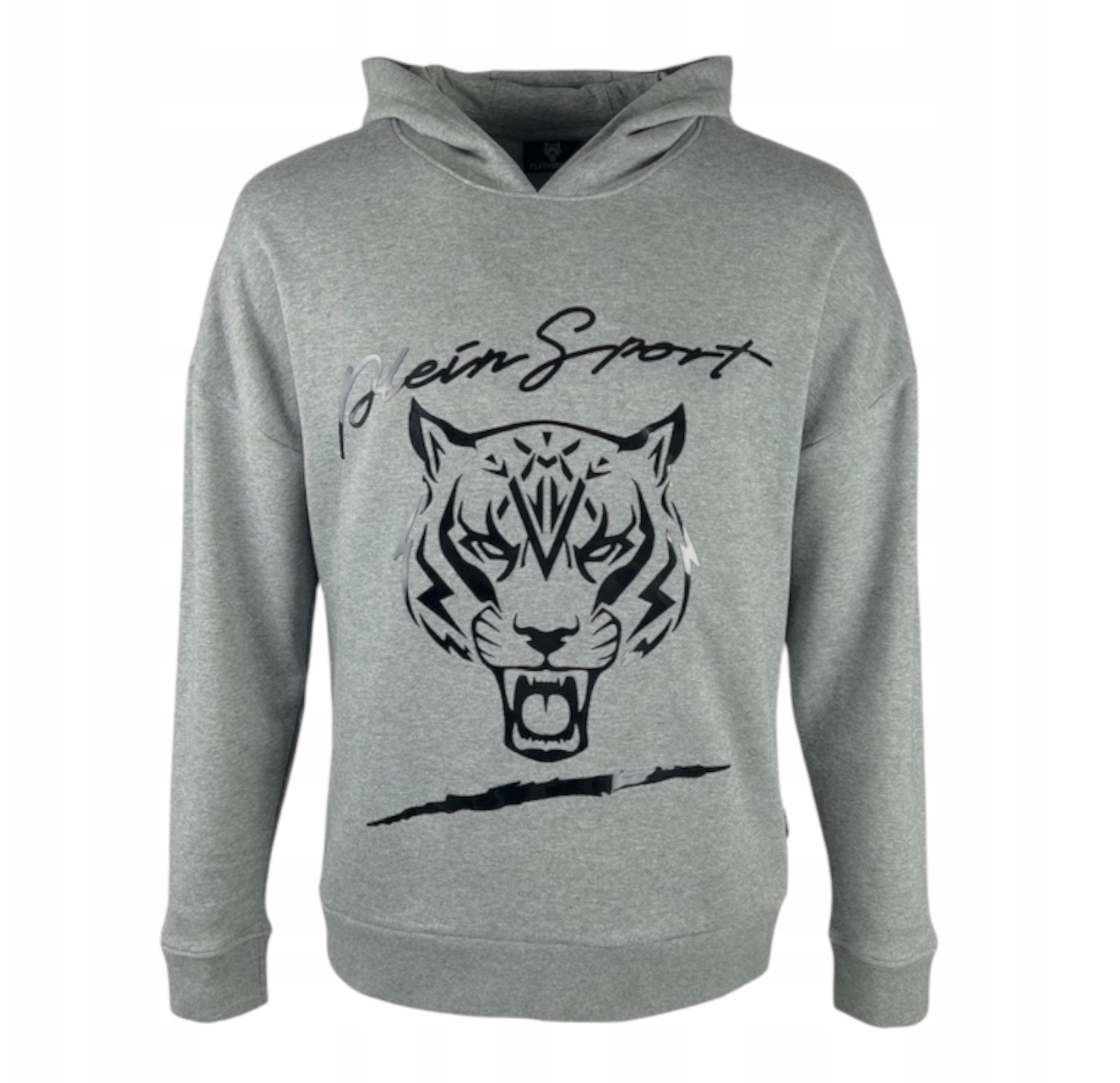 Plein Sport Man Hooded Sweatshirt Grey