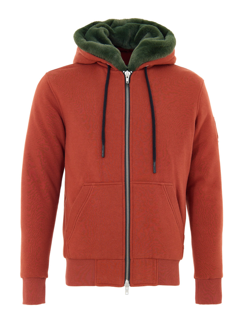 Moose Knuckles Fur-Lined Zip-Up Hoodie