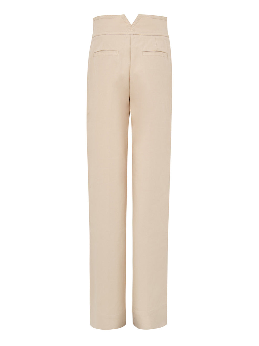 Cult Gaia Powder Pink High-Waist Wide-Leg Trousers – Siebentaschen