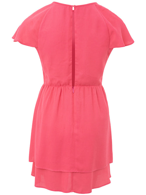 Armani Exchange Short Dresses Fuchsia