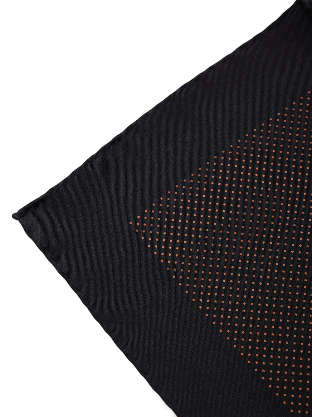 Tom Ford Small Polka Dot Silk Pocket Square