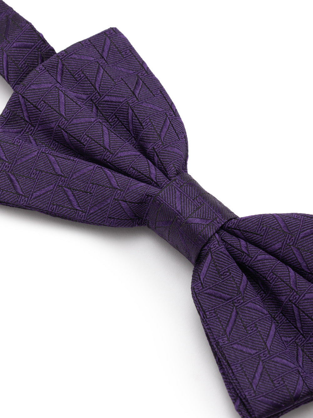 Dolce & Gabbana Purple Silk Bow Tie