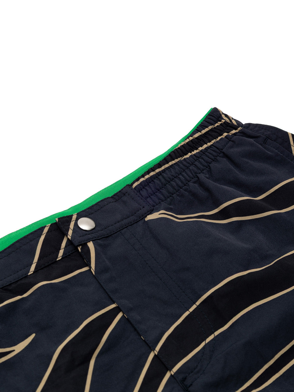 Bottega Veneta Animal Print Swim Shorts with Metal Button – Men Blu notte – Siebentaschen