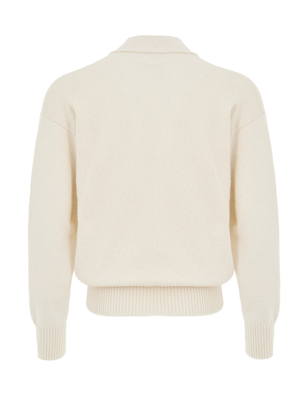 Gran Sasso Cream White Cotton Cardigan Sweater