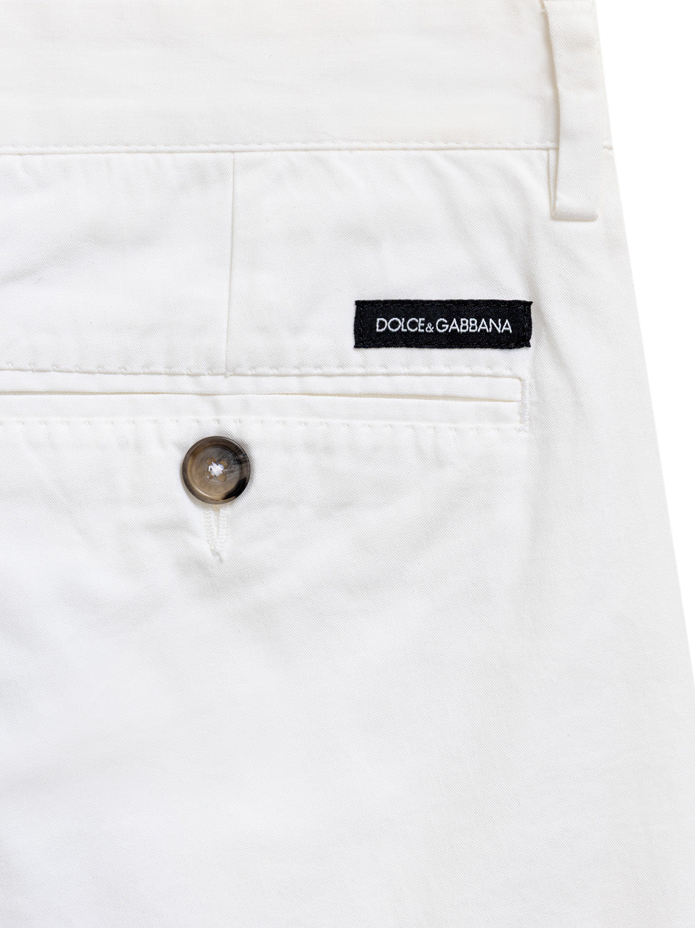 Dolce & Gabbana White Bermuda Shorts